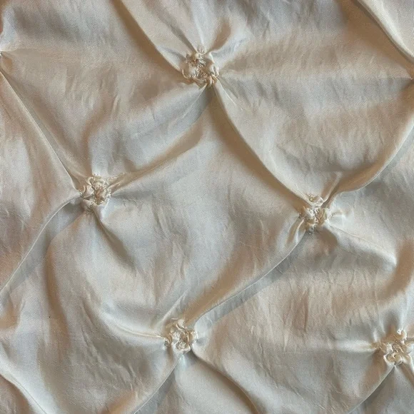 The Peanutshell Bella organic cotton crib quilt and sheet set pink, cream - Picture 12 of 17